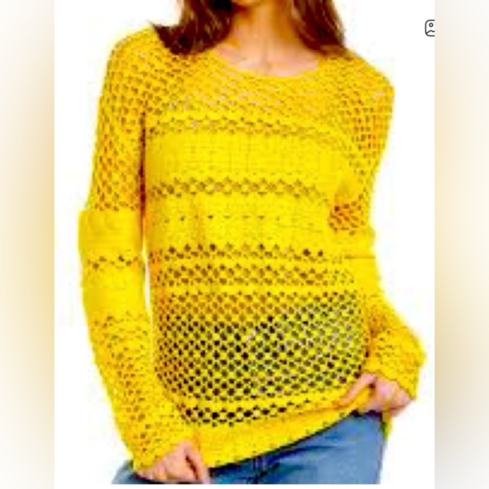 NWT Maje Melisse Crochet sweater